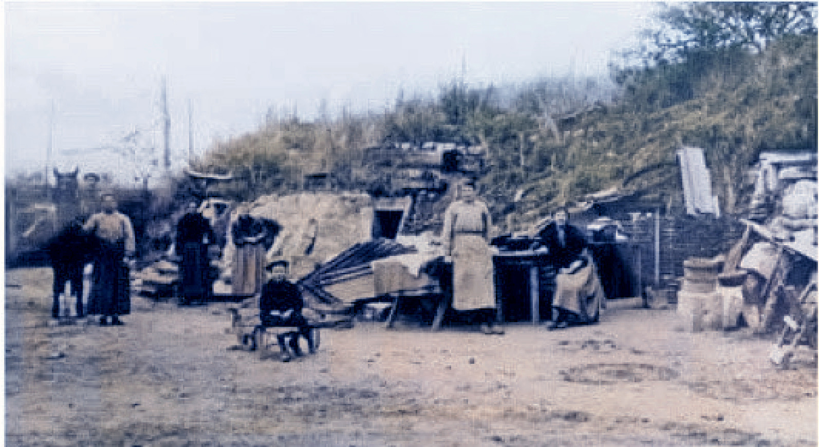 Les casemates du Village noir — juillet 1919